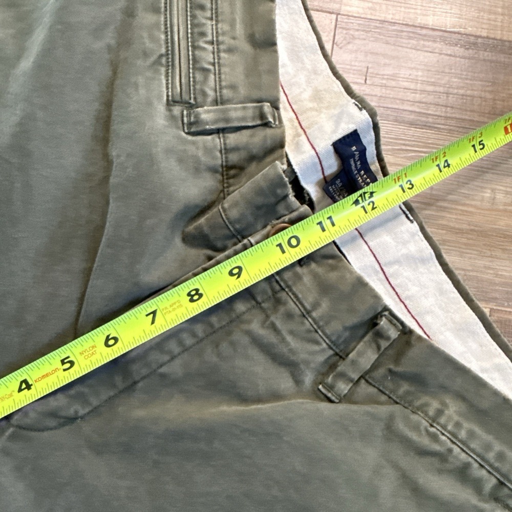 Men's Olive Green Casual Pants - Picture 8 of 10